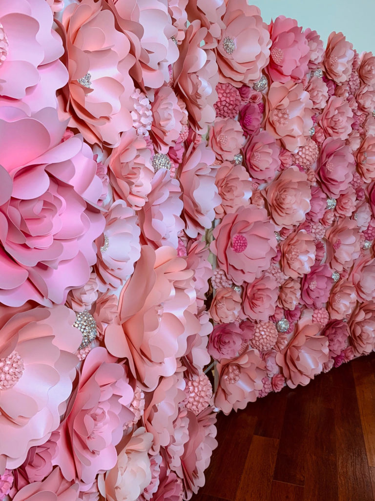 Princess Floral Pink Backdrops Rental Services Mahi Rehan
